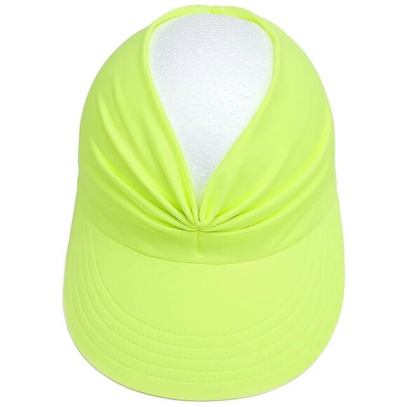 Womens Sun Visor Hat Wide Brim Summer UPF 50+ UV Protection Beach Sport Cap - Picture 4 of 7
